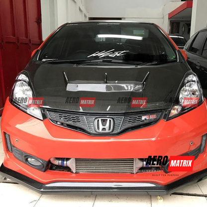 Honda Jazz GE 2008–2013 Mugen Style Bonnet (Carbon Fibre)