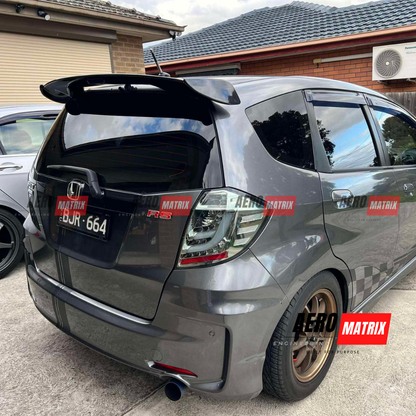 Honda Jazz GE 2008–2013 Mugen Style Spoiler (Carbon Fibre Gloss)