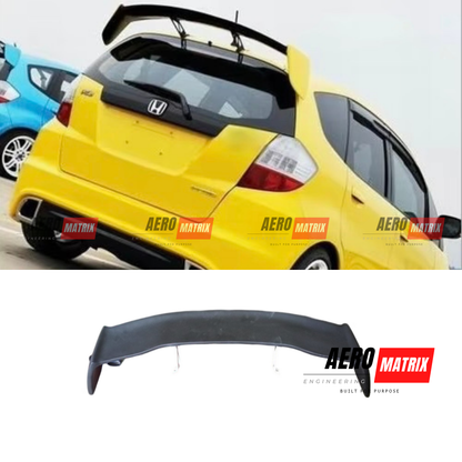 Honda Jazz GE 2008–2013 Mugen GTS Style Spoiler (Carbon Fibre Gloss)