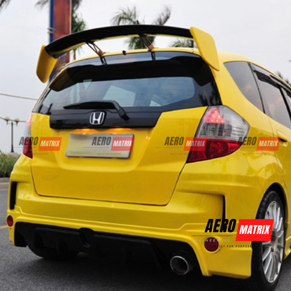 Honda Jazz GE 2008–2013 Mugen GTS Style Spoiler (Carbon Fibre Gloss)