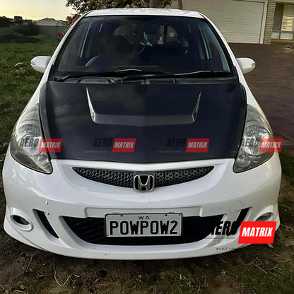 Honda Jazz GD 2002–2008 Mugen Style Bonnet (Carbon Fibre)
