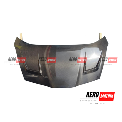 Honda Jazz GD 2002–2008 J's Racing V Type Style Bonnet – Carbon Fibre