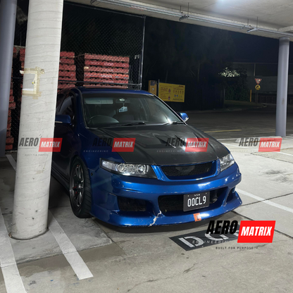 Honda Accord Euro CL7/CL9 2003–2007 J's Racing Style Bonnet (Carbon Fibre)