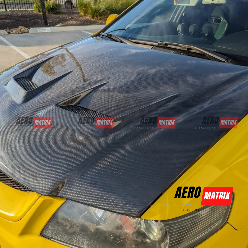 Honda Accord Euro CL7/CL9 2003–2007 J's Racing Style Bonnet (Carbon Fibre)