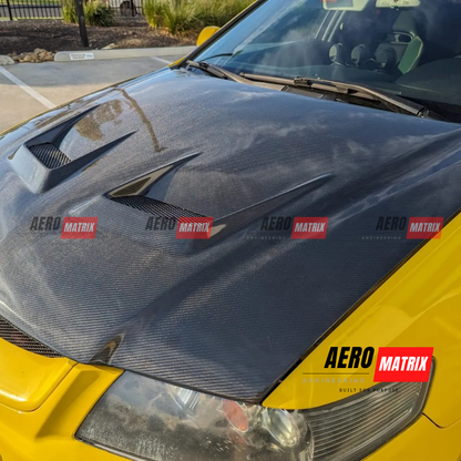 Honda Accord Euro CL7/CL9 2003–2007 J's Racing Style Bonnet (Carbon Fibre)