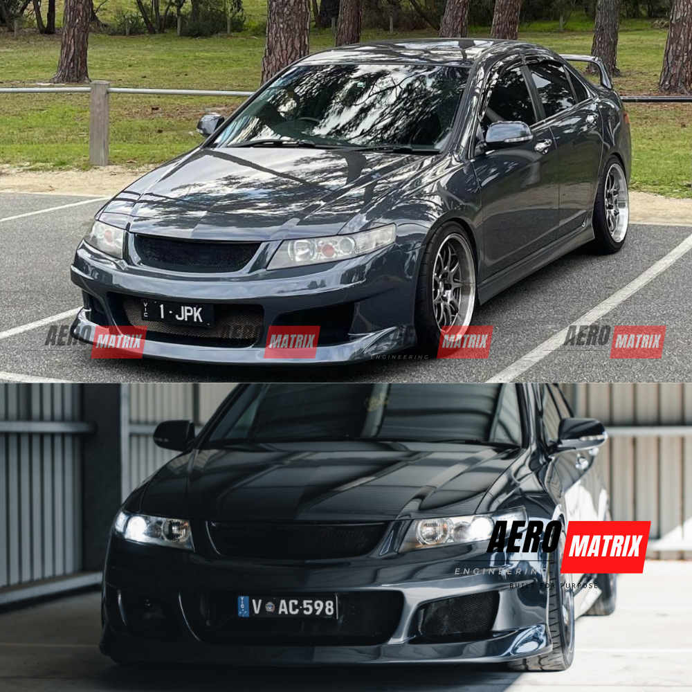 Honda Accord Euro CL7/CL9 2003–2007 Spoon Style Front Bumper (Fibre Glass)