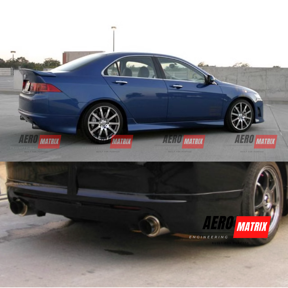 Honda Accord Euro CL7/CL9 2003–2007 Rear Bumper – Fibre Glass