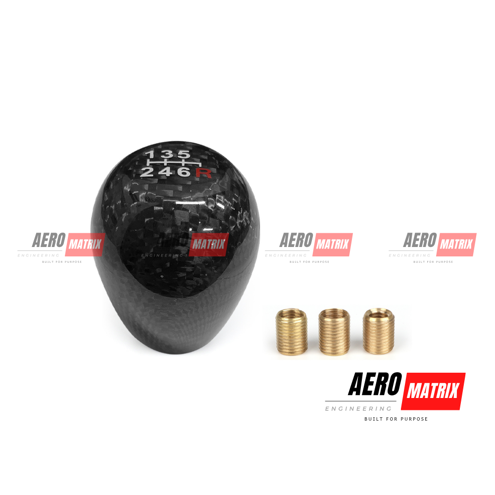 Honda Universal 6-Speed Shift Knob – Carbon