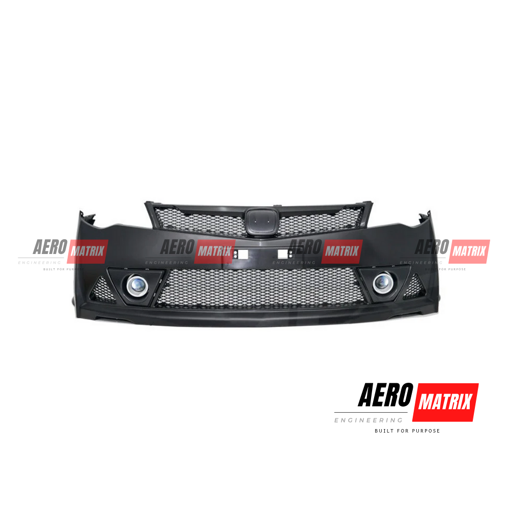 Honda Civic FD2 2006–2011 Mugen RR Style Front Bumper – ABS Plastic