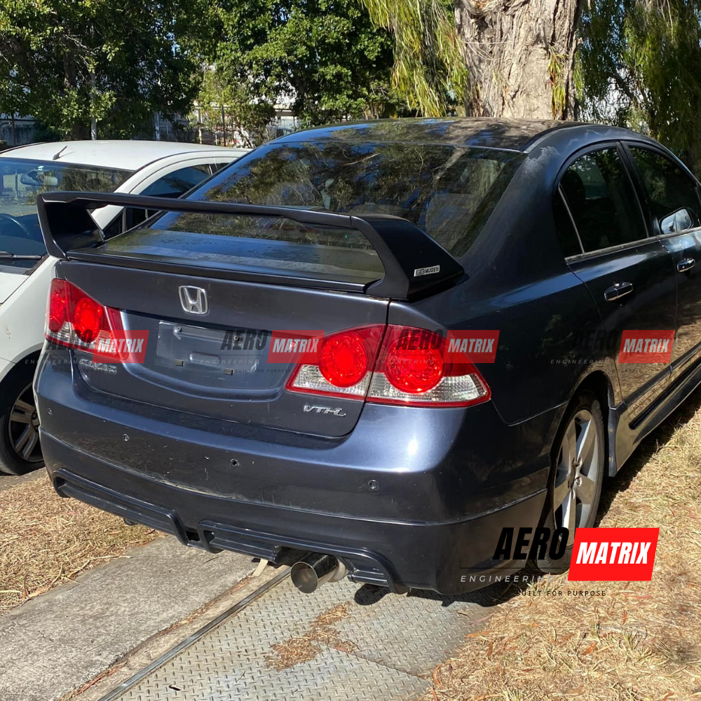 Honda Civic FD2 2006–2011 Mugen RR Style Rear Lip (ABS Plastic)