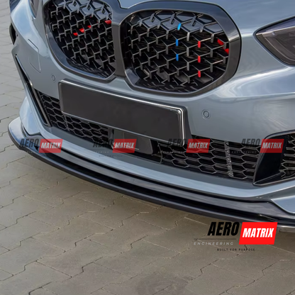 BMW 1 Series F40 M Sport / 128ti / M135i 2019–2024 Front Lip (Gloss Black)