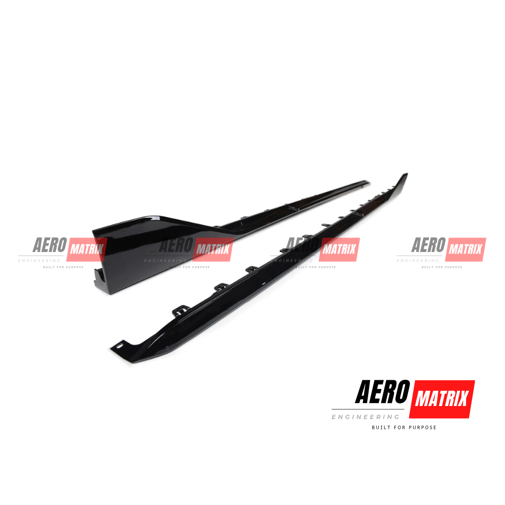 BMW 1 Series F40 M Sport / 118i / 128ti / M135i 2019–2024 Side Skirting (Gloss Black)