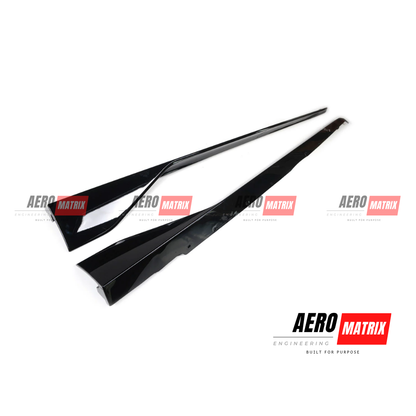 BMW 1 Series F40 M Sport / 118i / 128ti / M135i 2019–2024 Side Skirting (Gloss Black)