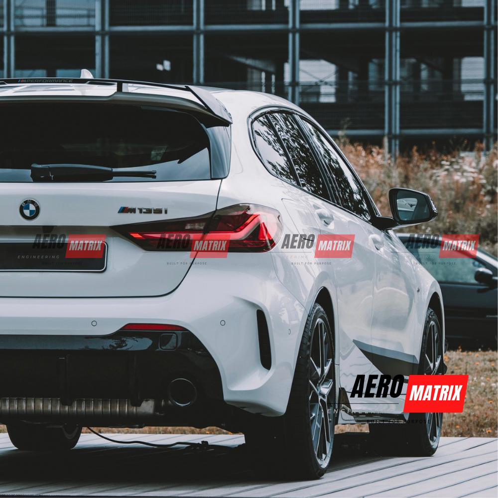 BMW 1 Series F40 M Sport / 118i / 128ti / M135i 2019–2024 Side Skirting (Gloss Black)