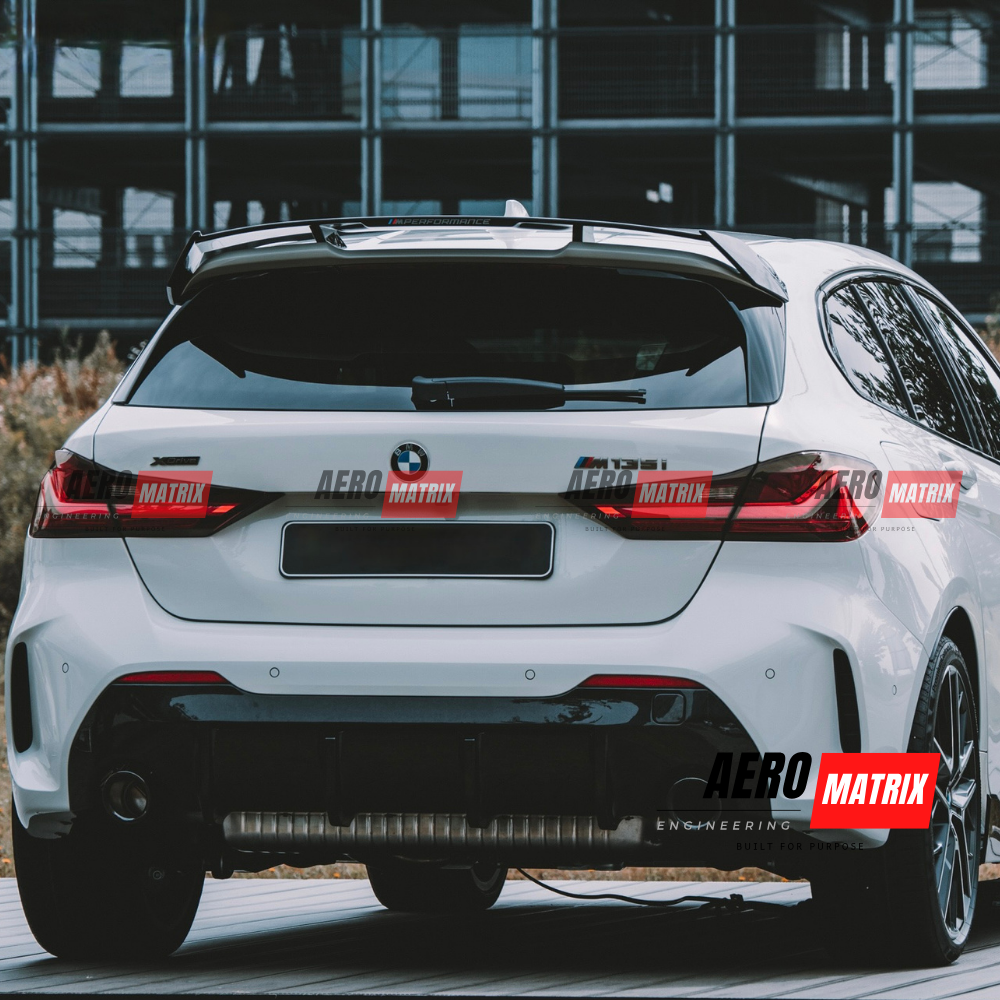 BMW 1 Series F40 2019–2024 M Sport / 128ti / M135i – Rear Diffuser (Gloss Black)