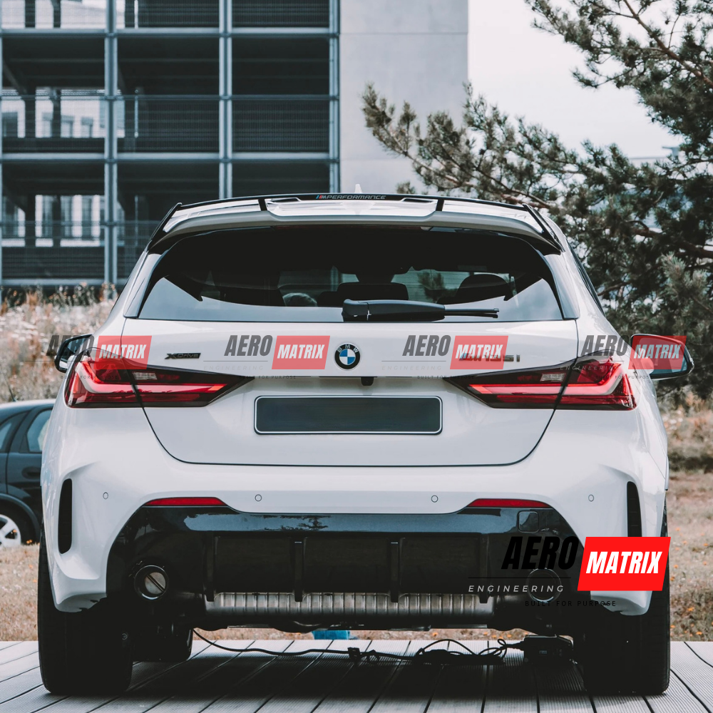 BMW 1 Series F40 2019–2024 M Sport / 128ti / M135i – Rear Diffuser (Gloss Black)