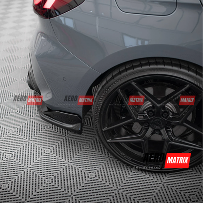 BMW 1 Series F40 2019–2024 M-Pack / 128ti / M135i – Rear Splatter (Gloss Black)