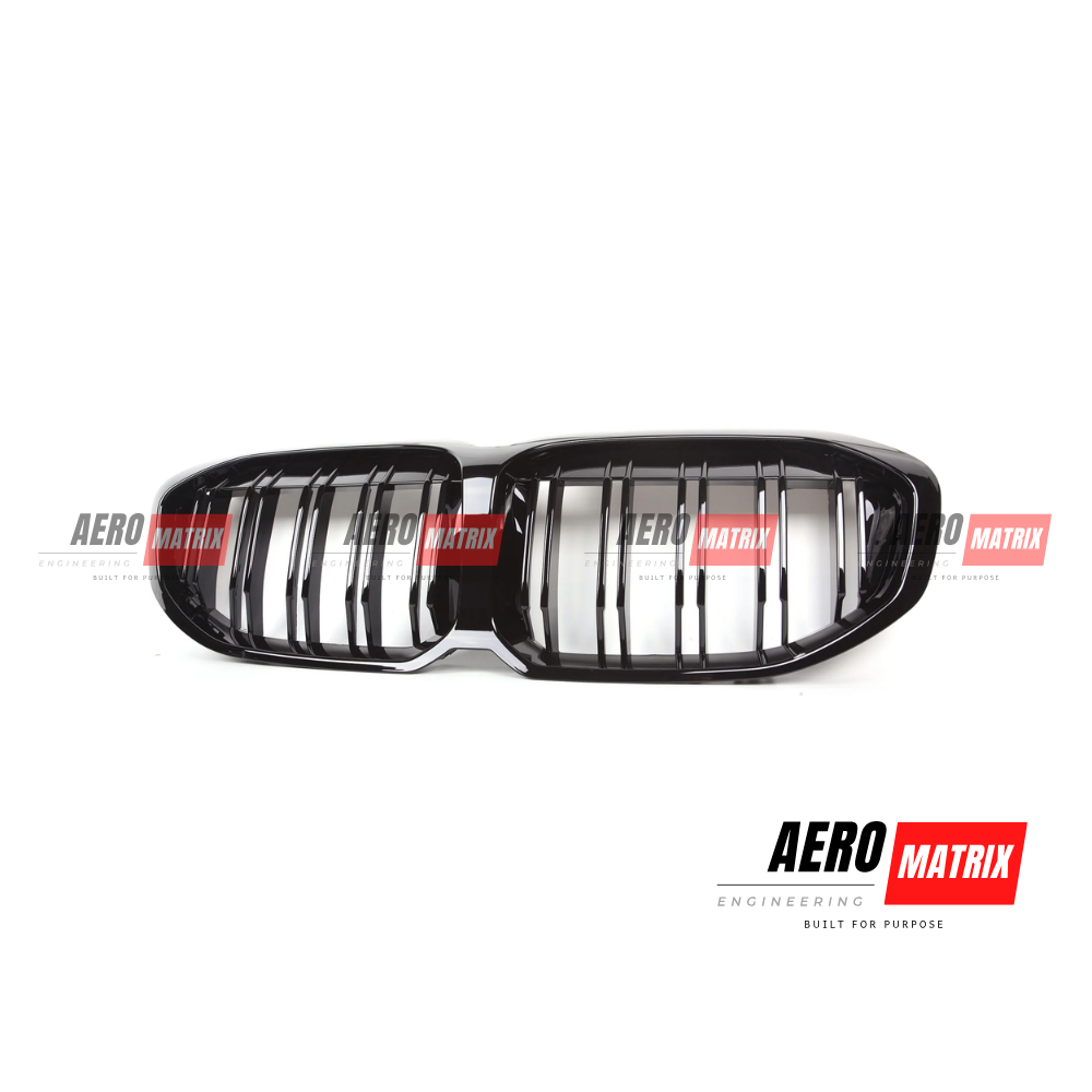 BMW 1 Series F40 M Sport / 118i / 128ti / M135i 2019–2024 Double Slat Grille – Gloss Black
