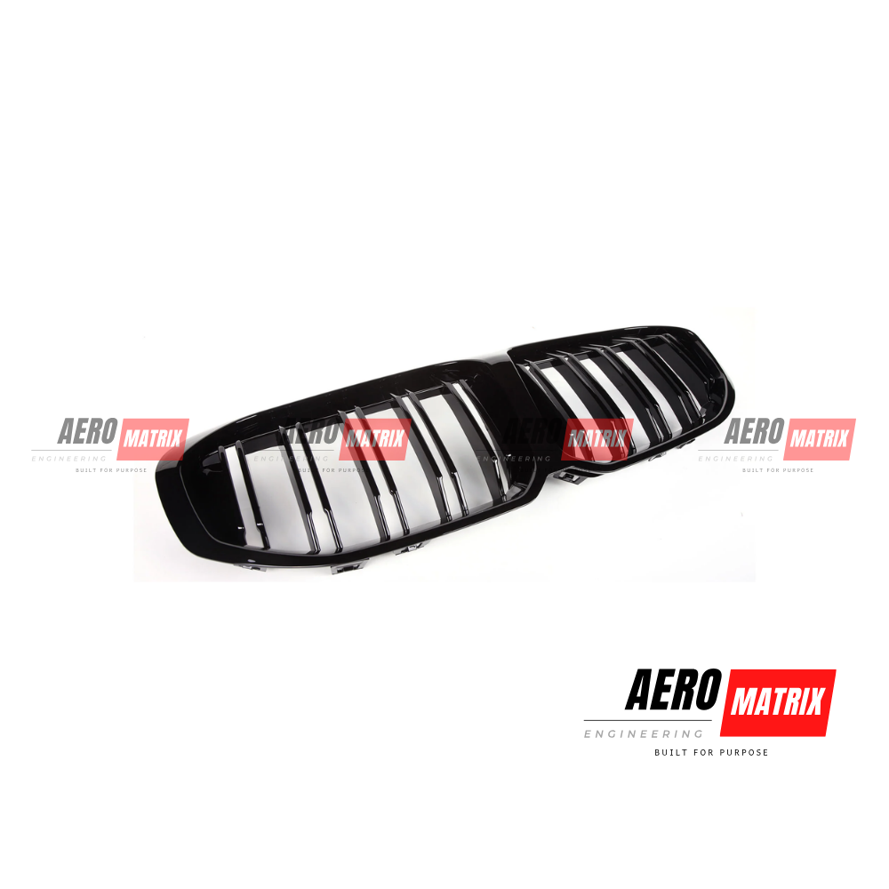 BMW 1 Series F40 M Sport / 118i / 128ti / M135i 2019–2024 Double Slat Grille (Gloss Black)