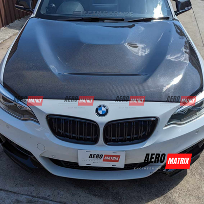 BMW 1 Series and 2 Series F20/F22/F23/F87 2011–2019 – GTS Style Bonnet (Carbon Fibre)