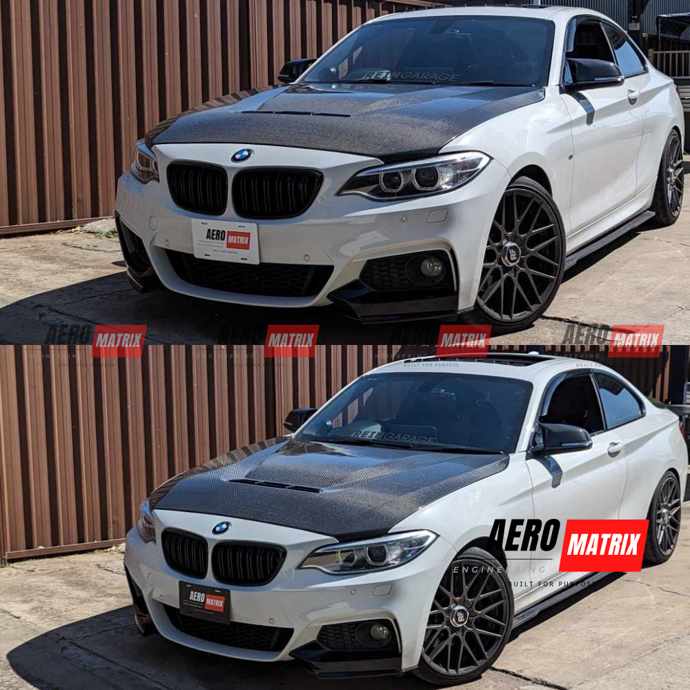BMW 1 Series and 2 Series F20/F22/F23/F87 2011–2019 – CS Style Bonnet (Carbon Fibre)