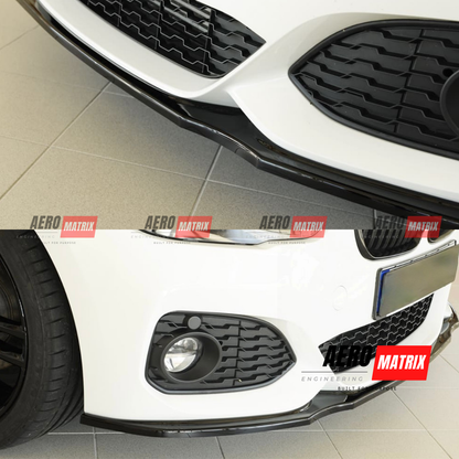 BMW F20 1 Series LCI 2015–2019 Front Lip (Gloss Black)