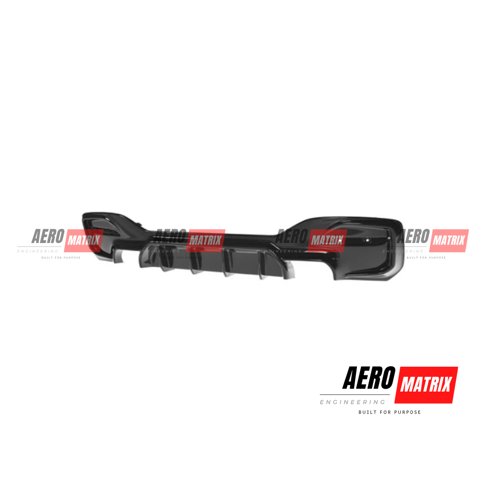 BMW F20 1 Series 2011 2019 Rear Diffuser – Gloss Black