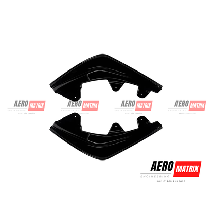 BMW F20 1 Series LCI 2015–2019 – Rear Splatter (Gloss Black)