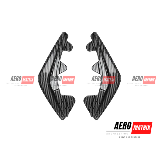 BMW F20 1 Series LCI 2015–2019 Rear Splatter – Carbon Fibre Gloss