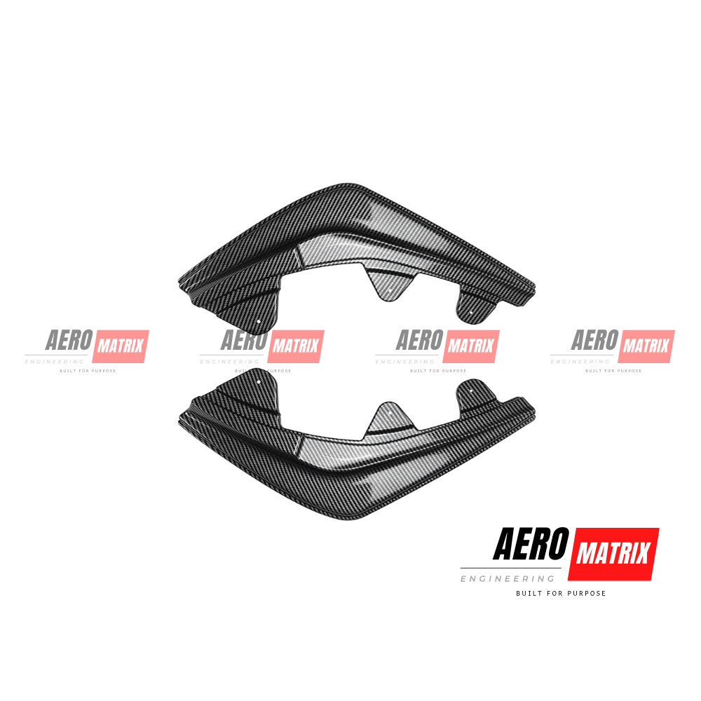 BMW F20 1 Series LCI 2015–2019 – Rear Splatter (Carbon Fibre Gloss)