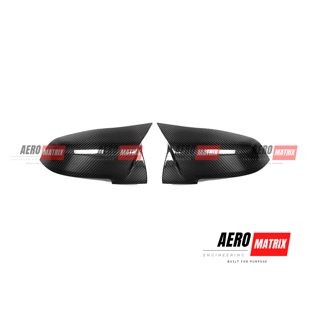 BMW 1/2/3/4 Series F20 F22 F30 F32 F33 F36 F87 M2 Side Mirror – Carbon Fibre Gloss
