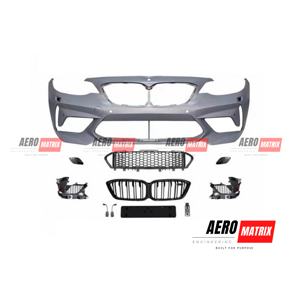 BMW F20 1 Series 2011–2019 Front Bumper – ABS Plastic – Aero Matrix Engineering