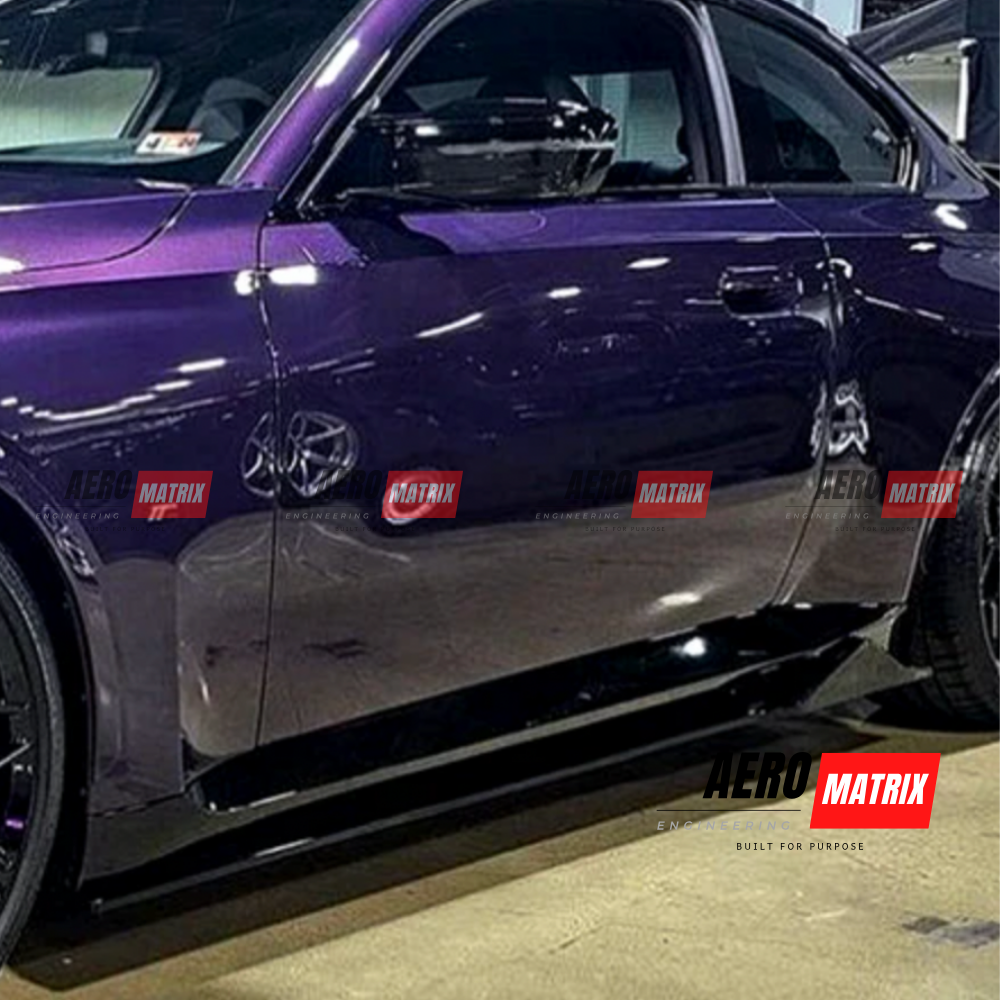 BMW 2 Series G42 2021–2024 Side Skirting (Gloss Black)