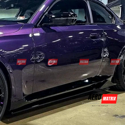 BMW 2 Series G42 2021–2024 Side Skirting (Gloss Black)