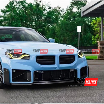 BMW 2 Series G87 2023+ – Front Lip (Carbon Fibre Gloss)