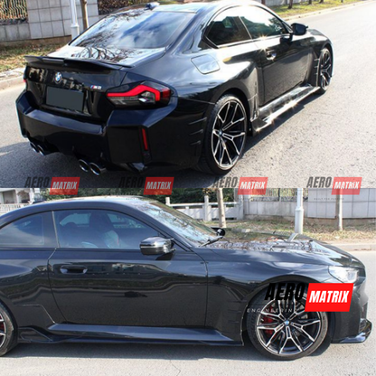 BMW 2 Series G87 2023+ – Side Skirting (Gloss Black)