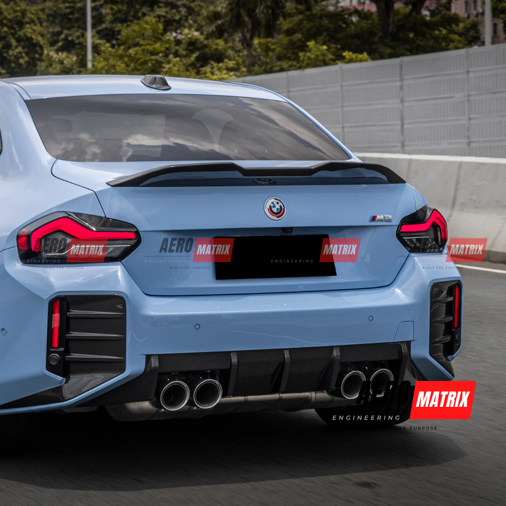 BMW 2 Series G87 2023+ – Rear Diffuser (Carbon Fibre)