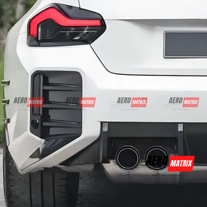 BMW 2 Series G87 2023+ – Rear Trim (Carbon Fibre Gloss)