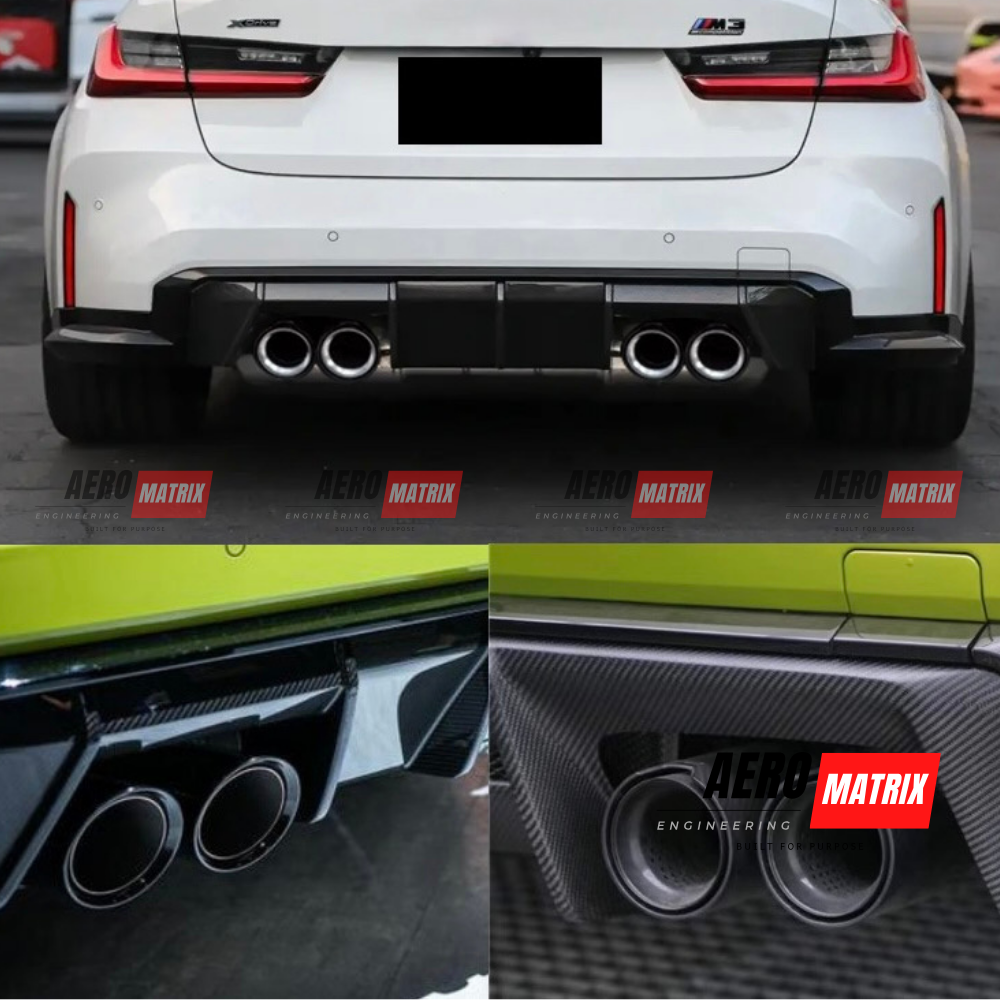 BMW M240i G42 / M340i LCI / M2 G87 / M3 G80 G81 / M4 G82 G83 2020+ – Exhaust Tip (Carbon Fibre)