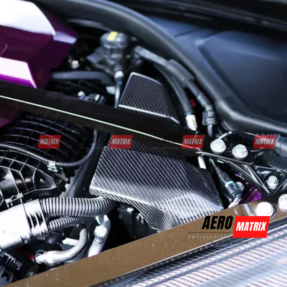 BMW M240i G42 / M340i LCI / M2 G87 / M3 G80 G81 / M4 G82 G83 2020+ – Ecu Battery Cover (Carbon Fibre)