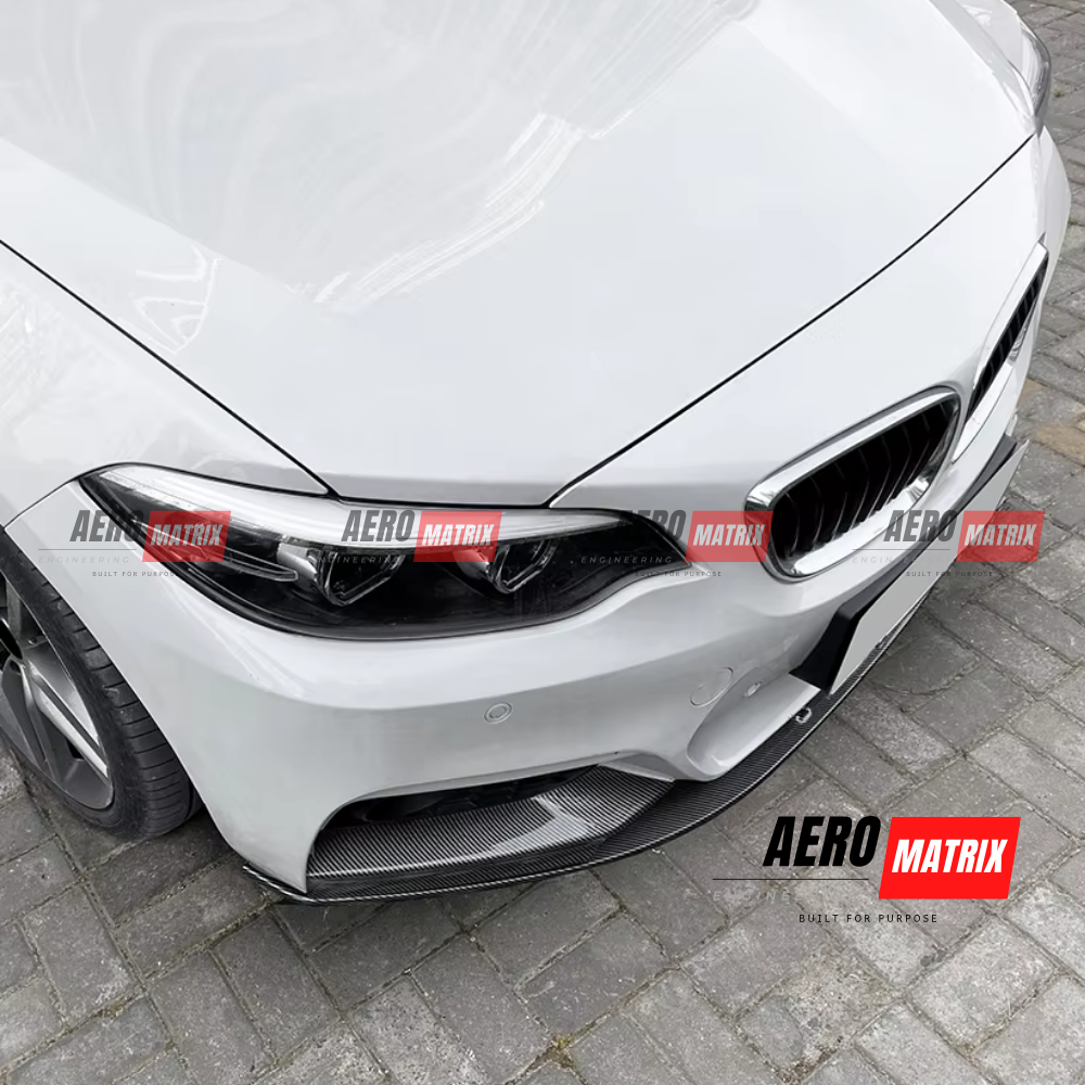BMW 2 Series F22/F23 2014–2021 Front Lip – Carbon Fibre Gloss