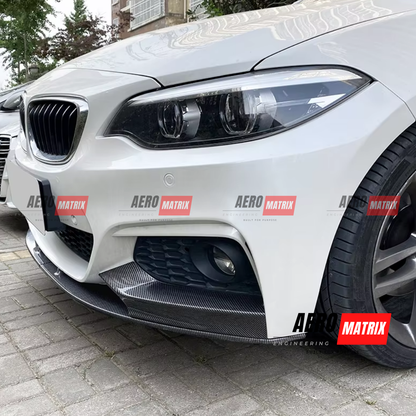 BMW 2 Series F22/F23 2014–2021 – Front Lip (Gloss Black)