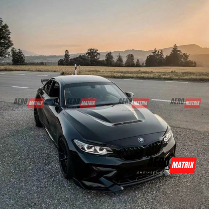BMW M2 Competition F87 2018–2021 – Front Lip (Gloss Black)