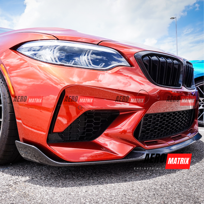 BMW M2 Competition F87 2018–2021 – Front Lip (Carbon Fibre Gloss)