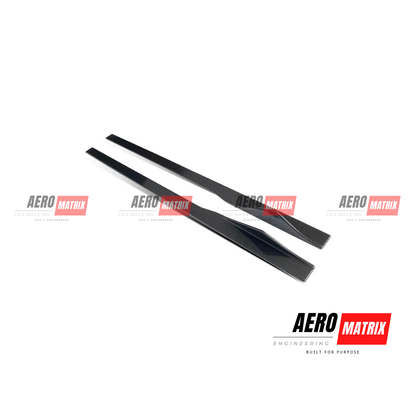 BMW 2 Series F22/F87 2014-2021 Side Skirting – Carbon Fibre Gloss