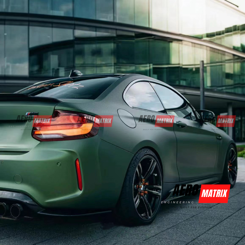 BMW 2 Series F22/F87 2014–2021 – Side Skirting (Gloss Black)