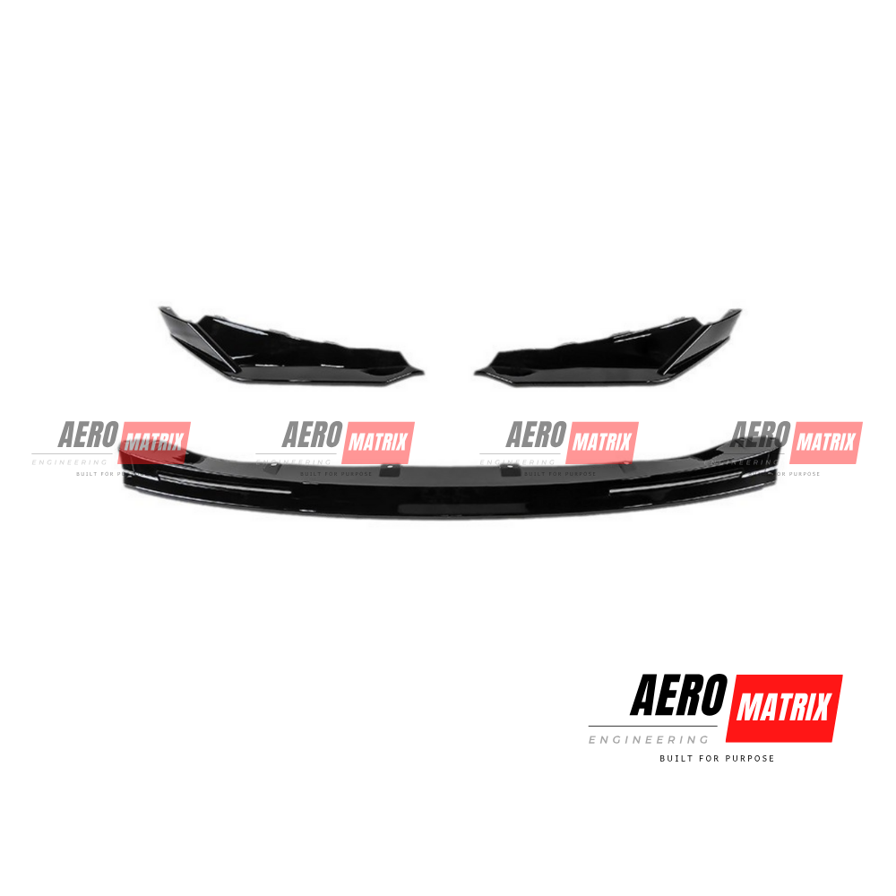 BMW 3 and 4 Series G80/G82 2020+ Front Lip – Gloss Black
