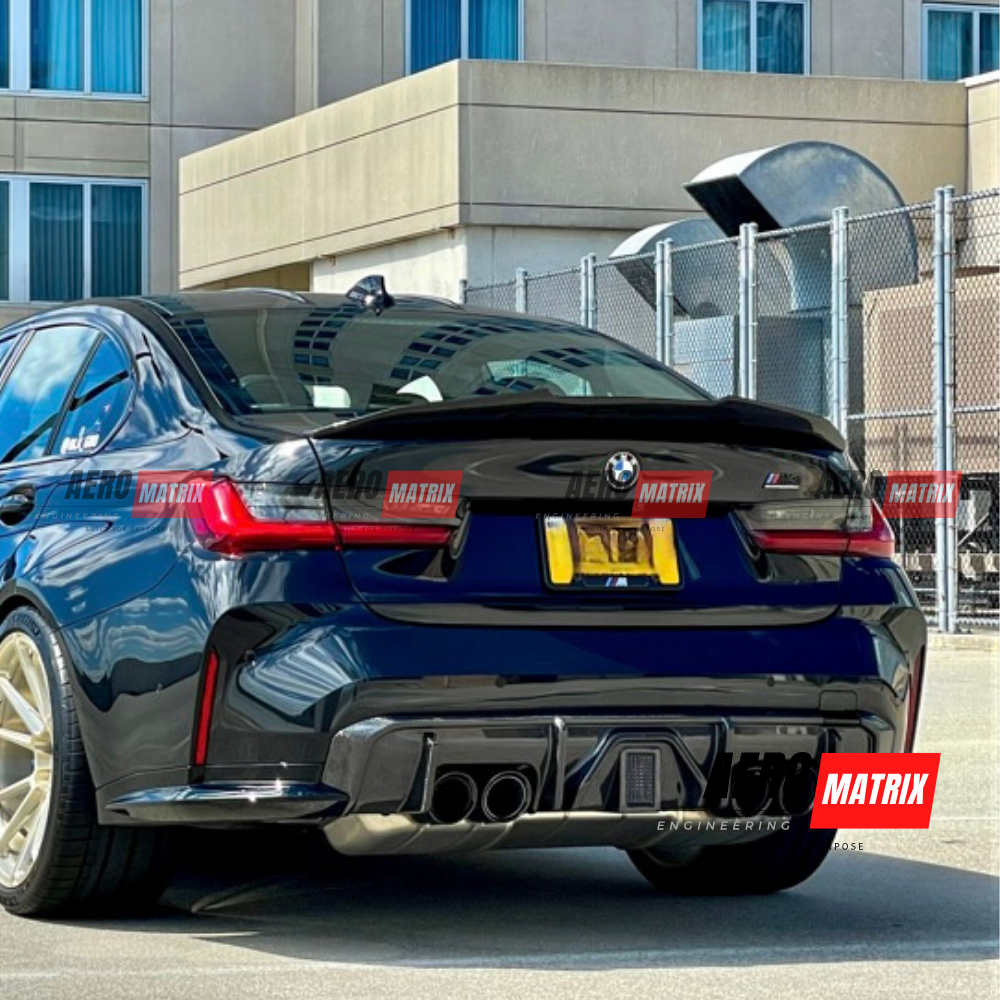 BMW 3 and 4 Series G80/G82 2020+ – Rear Diffuser