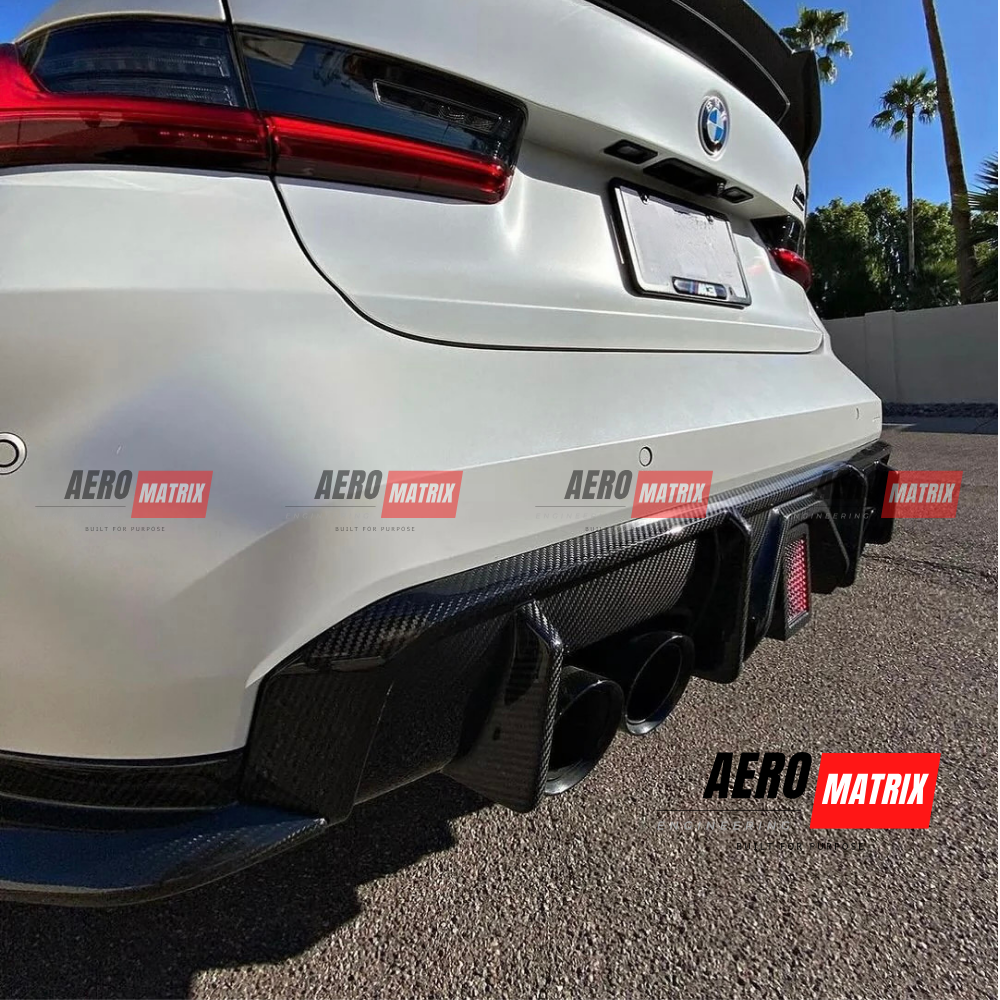BMW 3 and 4 Series G80/G82 2020+ – Rear Diffuser