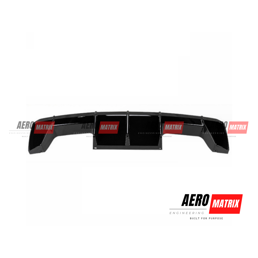 BMW 3 and 4 Series G80/G82 2020+ Rear Diffuser – Gloss Black